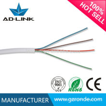 0.5mm BC / CCA 4 pares de código de color plano telecom cables de cobre 24awg / 26awg